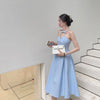 Sexy Birthday Halter Dress for Women Summer 2022 Casual Elegant Evening Party Midi Dresses Backless Boho Korean  Clothing