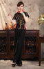 Sexy Black Lace Summer Women Shirt Top Chinese Style Cotton Linen Blouse Tradition Flower Clothing S M L XL XXL XXXL TS001