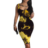 Sexy Bodycon Dress For Women Evening Party Floral Midi Dress Tie Dye Leoaprd Print Spaghetti Strap Dresses