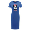 Sexy Bodycon Dresses Women Midi Pencil Dress Disney Short Sleeve Summer Minnie Print O Neck Casual Party Femme Robes Streetwear