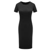 Sexy Bodycon Dresses Women Midi Pencil Dress Disney Short Sleeve Summer Minnie Print O Neck Casual Party Femme Robes Streetwear