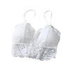 Sexy Bralette Crop Top Women Crochet Floral Lace Crop Top V Neck Bra Bralette Vest Strap Crochet Sleeveless Top 2022 New NYB6043