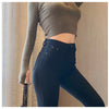 Sexy Butt Jeans for Women Straight Style Denim Pants Trousers 2022 Blue Gray Elastic Waist High Wasited ouc209