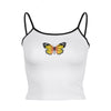 Sexy Butterfly Crop Top Woman Backless Spaghetti Strap Tank Tops Summer Clubwear Party Tie Dye Cami Top Harajuku Debardeur Femme