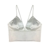 Sexy Crop Top Women 2022 Bralette Satin Silk Tank Tops Ladies Camisole Spaghetti Strap Cropped feminino t shirt Crochet Camis