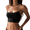 Sexy Crop Tops Womens 2022 Summer Workout Tank Top Fitness Bralette Bustier Top Sleeveless Camisole Crochet Croptop Bralet