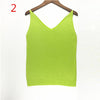 Sexy Knitted Tank Tops Women Gold Thread Top Vest Sequined V Neck Long Tank Tops Blusa Solid Silver Camis Beige Fitness Sweater
