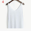 Sexy Knitted Tank Tops Women Gold Thread Top Vest Sequined V Neck Long Tank Tops Blusa Solid Silver Camis Beige Fitness Sweater
