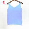 Sexy Knitted Tank Tops Women Gold Thread Top Vest Sequined V Neck Long Tank Tops Blusa Solid Silver Camis Beige Fitness Sweater
