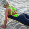 Sexy Ladies Wearing Jumpsuit Women Train Active Wear Fitness Stretch Jumpsuit