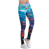 Sexy Leggings Women Fitness Leggings Silm Legins High Waist Stretch Trouser Female Colorful Printed Pencil Yuga Pants WAIBO BEAR