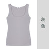Sexy Low-Cut Tank Tops Women Large U-neck Bottoming Cotton Basic Tanks Sexy Nightclubs Clothing Plus Size Tanks Black White Gray