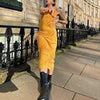 Sexy Print Knit Bodycon Dress Women Green Y2K Party Dress Hollow Out Sleeveless Spaghetti Strap Beach Midi Dresses Summer