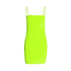 Sexy Sheath Women's Dress Black Halter Sleeveless Club Wear Bodycon Solid Mini Vestidos Woman Dresses Summer Clothes For Dress