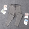 Sexy Skinny Jeans Spring Woman High Waist Gray Wash Denim Trousers Blue Bodycon Lift Butt Pencil Pants Female