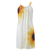 Sexy Sleeveless Floral Printed Dresses Women Summer  Vestidos Casual Loose Beach Dress Robe Femme Sundress платье летнее