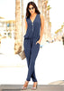 Sexy Sleeveless jumpsuit women long romper 2022 summer women lady Fashion trousers beach jumpsuit coveralls sexy female frock