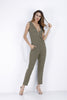 Sexy Sleeveless jumpsuit women long romper summer women lady zipper playsuit trousers beach jumpsuit coveralls female frock new