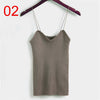 Sexy Solid Knitted Tank Tops Women Cute Basic Camis V-Neck Vest Blusa Black White Pink Beige Backless Fitness Tops Tees Female