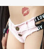 Sexy Striped Tassel Hot Short High Cut Sexy Jeans Shorts Denim Booty Shorts Cute Bikini Low Rise Waist Micro Mini Short F35