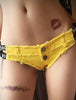 Sexy Striped Tassel Hot Short High Cut Sexy Jeans Shorts Denim Booty Shorts Cute Bikini Low Rise Waist Micro Mini Short F35