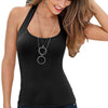 Sexy Women Fashion Summer Vest Top T-Shirt Sleeveless Blouse Casual backless Tanks Women Tops Fem Camisoles