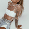 Sexy Women Ladies See through Blouse Long Sleeve Mesh Night Club Wear Meksh Sheer Tops Transparent Shirt Blouses Tee