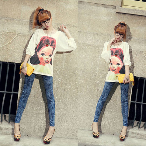 Sexy Women Lady Casual Jeans Skinny Jeggings Stretchy Slim Leggings Pants Trousers Y2