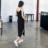 Sexy Women Maxi Dress Black Sling Dress Female Summer 2022 Sleeveless V-neck Vest Long Women Dresses