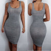 Sexy Women Summer Bandage Slim Bodycon Party Cocktail Split Mini Dress