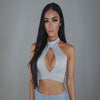 Sexy Women Tank Tops Bustier Bra Vest Crop Top Bralette Sleeveless Casual Blouse