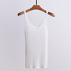 Sexy Women's Tank Top Sleeveless Women V-Neck Knitted Vest Blouse 2022 Summer Female Slim Fashion Tank Tops Woman Clothes