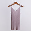 Sexy Women's Tank Top Sleeveless Women V-Neck Knitted Vest Blouse 2022 Summer Female Slim Fashion Tank Tops Woman Clothes