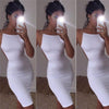 Sexy Womens Club Bodycon Short Dress Evening Party White Sleeveless Dresses   Ladies Mini Dress Clubwear Backless Dresses