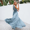 Sexy women Strap Maxi Dress V Neck Backless Chiffon Bandage beach Party Dress elegant Summer boho long dress vestidos 2023 new