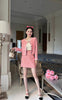 2023 autumn and winter women's clothing styles Crew Neck Coat Mid-Length Dress Set 0907