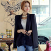 Shawl Collar Split Sleeve Cloak Blazer Cape Women Spring Autumn Party Club Business OL Suit Jacket Coat Black White Cardigan