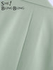 SheBlingBling Za Woman Blazer Green Casual Single Button Notched Straight Office Lady Elegant Blazers Long Sleeve Coats