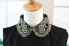 Shirt Blouse Choker Pearl Bead False collar women Grey Detachable Shirt Sweat Clothes Accessories False