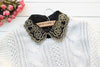 Shirt Blouse Choker Pearl Bead False collar women Grey Detachable Shirt Sweat Clothes Accessories False