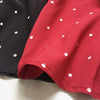Shirts Women Chiffon Long Sleeve Single Breasted Polka Dot Notched Womens Loose Retro Trendy Shirt Korean Style Simple Blouses