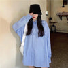 Shirts Women Leisure Stylish Daily Streetwear Harajuku Long Sleeve Loose Korean Style Student Female Blouses Lazy Autumn Popular