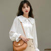 Shirts Women Pure Fresh Simple Leisure Popular Sweet Girls Spring  Kawaii Blouses Holiday Female Clothes Preppy Style