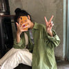 Shirts Women Spring Long Sleeve Plaid Loose 2XL Students All-match Street Wear Korean Style Leisure Blouses Womens Tops Chic New