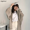 Shirts Women Spring Long Sleeve Plaid Loose 2XL Students All-match Street Wear Korean Style Leisure Blouses Womens Tops Chic New