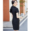 Short Sleeve Suits Uniform Women Summer Thin Professional Temperament OL Slim Blazer And Skirt Office Ladies Work Wear
