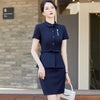 Short Sleeve Suits Uniform Women Summer Thin Professional Temperament OL Slim Blazer And Skirt Office Ladies Work Wear