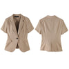 Short Sleeve Suits Women Thin Summer 2022 Temperament Business Formal Slim Blazer And Skirt Office Ladies Work Wear