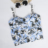 Short Top 2022 Printing New Arrival Summer Women Top Cropped Letter Halter Crop Top Female All Matches Cute Tank Tops For Women