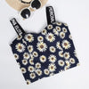 Short Top 2022 Printing New Arrival Summer Women Top Cropped Letter Halter Crop Top Female All Matches Cute Tank Tops For Women
